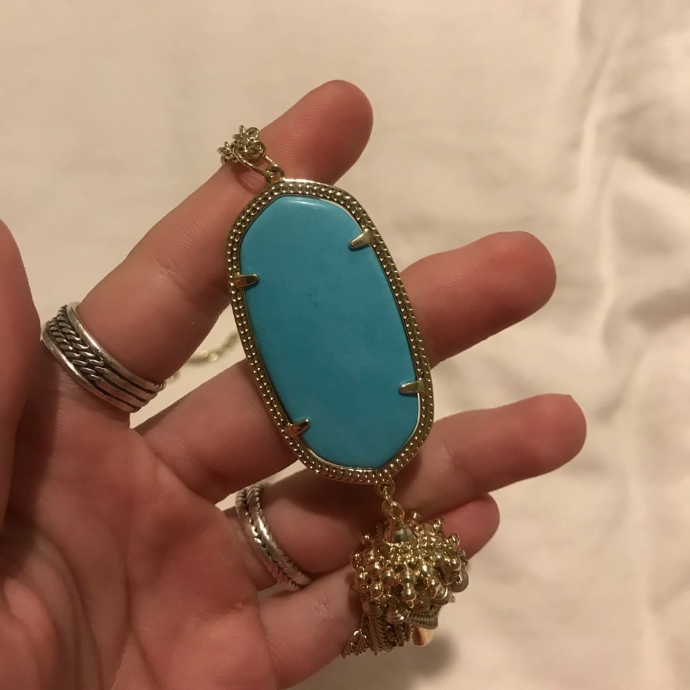 Kendra Scott Gold Turquoise Rayne